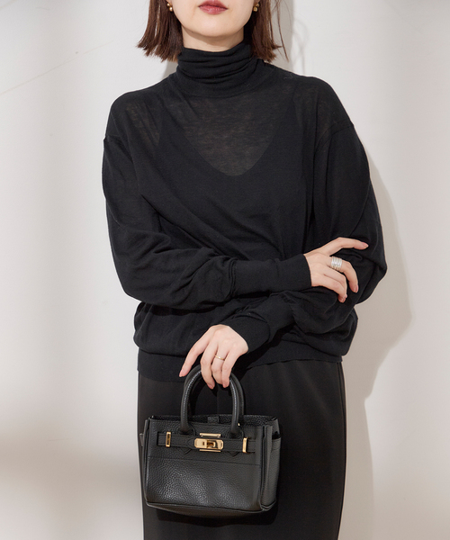 sita parantica（シータパランティカ）の「《WEB限定追加3》《別注》【SITA PARANTICA】TOTE 1XS COW LEATH：バッグ（ショルダーバッグ・レディース・ブラック・FREE）」の3枚目の写真
