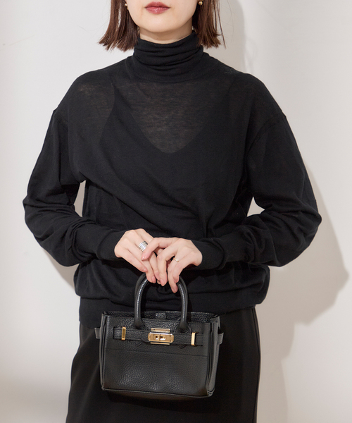 sita parantica（シータパランティカ）の「《WEB限定追加3》《別注》【SITA PARANTICA】TOTE 1XS COW LEATH：バッグ（ショルダーバッグ・レディース・ブラック・FREE）」の4枚目の写真