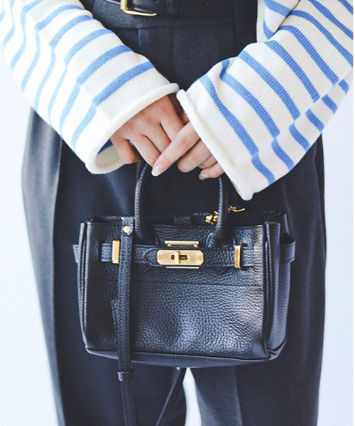 sita parantica（シータパランティカ）の「《WEB限定追加3》《別注》【SITA PARANTICA】TOTE 1XS COW LEATH：バッグ（ショルダーバッグ・レディース・ブラック・FREE）」の8枚目の写真