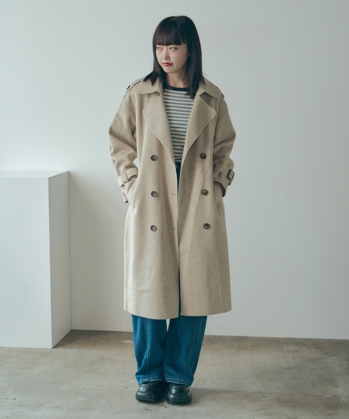 セール】Long Trench Coat / ロングトレンチコート（トレンチコート