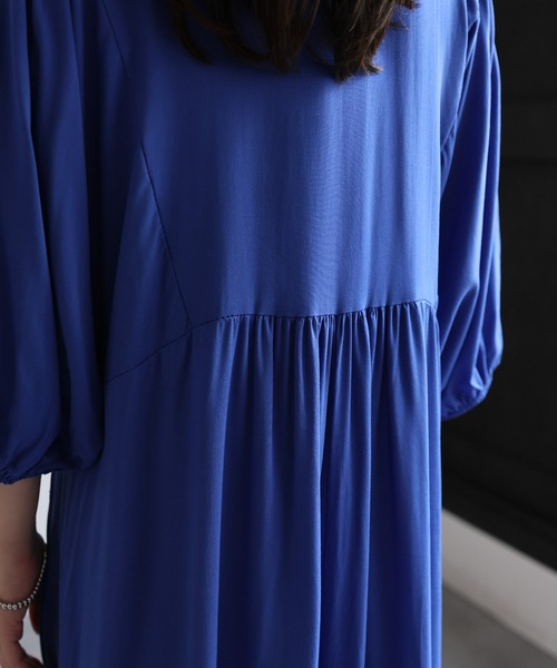 ap retro（アプレトロ）の「刺繍フレアワンピース《動画あり》（ワンピース・レディース・ベージュ/ホワイト/ブラウン/ブラック/ブルー・FREE）」の21枚目の写真