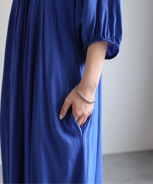 ap retro（アプレトロ）の「刺繍フレアワンピース《動画あり》（ワンピース・レディース・ベージュ/ホワイト/ブラウン/ブラック/ブルー・FREE）」の20枚目の写真