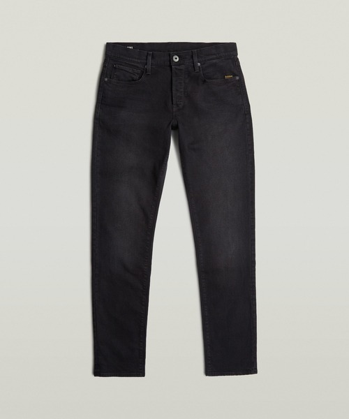 G-STAR(ジースター)の「3301 REGULAR TAPERED JEANS/ヴィンテージライクレギュラーテーパードジーンズ(デニムパンツ・メンズ・ブラック系その他・28/30/29/30/31/32/31/30/30/32/34/32/30/30/29/32/32/32/33/30)」の6枚目の写真