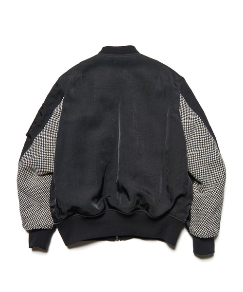 SOPHNET.(ソフネット)の「FLIGHT JACKET / Kvadrat Sisu(MA-1・メンズ・ネイビー/ブラック・3/2/5/4/1)」の4枚目の写真