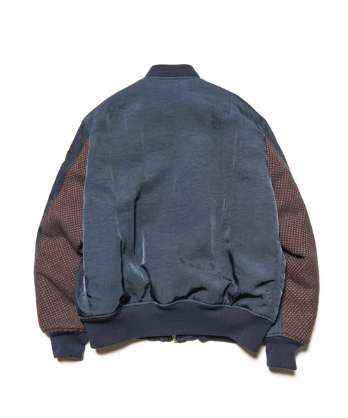 SOPHNET.(ソフネット)の「FLIGHT JACKET / Kvadrat Sisu(MA-1・メンズ・ネイビー/ブラック・3/2/5/4/1)」の8枚目の写真