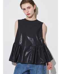 ELENDEEK | カレンダリングペプラムブラウス(シャツ/ブラウス)