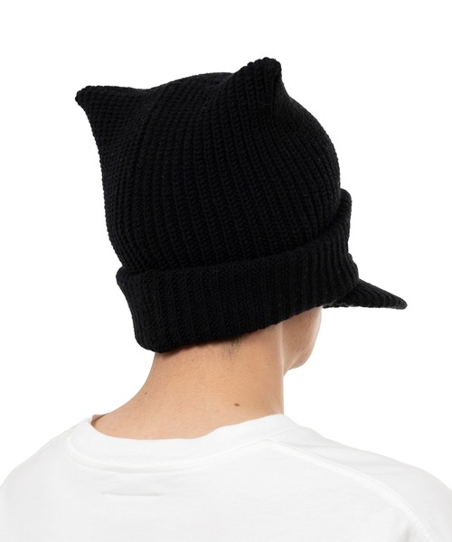 Masked Cat Visor Knit Cap（ニットキャップ/ビーニー）｜Maison