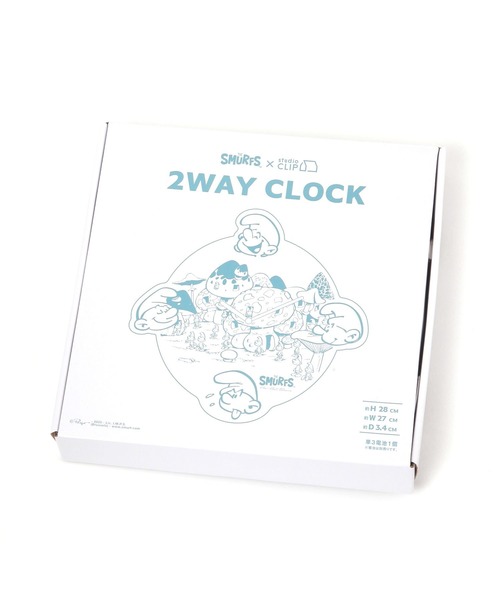 studio CLIP（スタディオクリップ）の「アクリル時計[スマーフコラボ]（掛け時計・レディース・その他1・FREE）」の5枚目の写真
