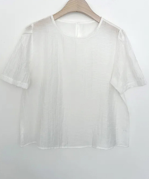 HANAY♡シアー ブラウス♡ホワイト♡美品♡yori♡Sono shirocon シルキーホイップブラウス | 2023 SP Collection | yori