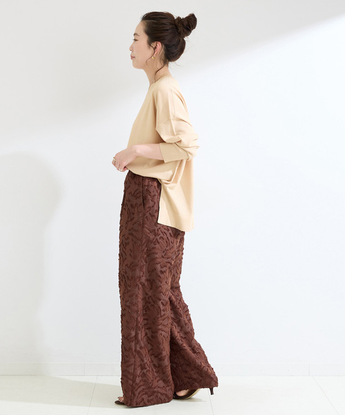 B.C STOCK（ベーセーストック）の「手洗い可 / ドルマンニットプルオーバー（ニット/セーター・レディース・レッド/ブラック/ベージュ・FREE）」の14枚目の写真