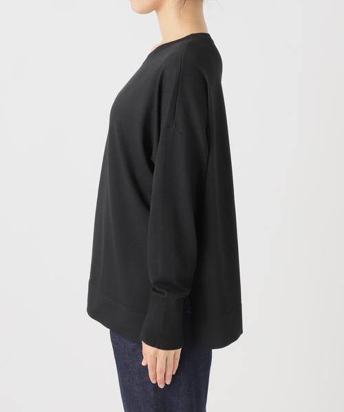 B.C STOCK（ベーセーストック）の「手洗い可 / ドルマンニットプルオーバー（ニット/セーター・レディース・レッド/ブラック/ベージュ・FREE）」の9枚目の写真