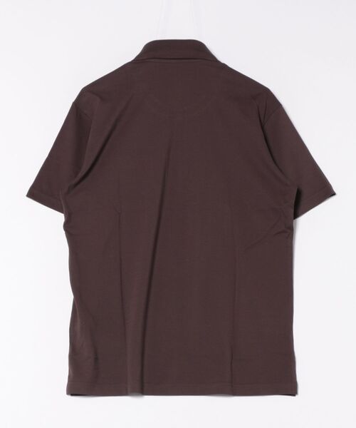 TOKYO SHIRTS（トウキョウシャツ）の「ビズポロ リブカラー  接触冷感 半袖ポロシャツ（ポロシャツ・メンズ・ブラウン・LL/M/L/XL）」の7枚目の写真