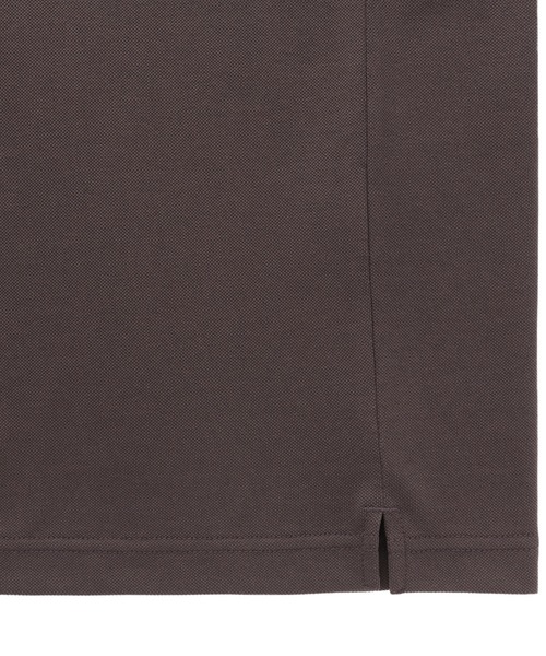 TOKYO SHIRTS（トウキョウシャツ）の「ビズポロ リブカラー  接触冷感 半袖ポロシャツ（ポロシャツ・メンズ・ブラウン・LL/M/L/XL）」の5枚目の写真