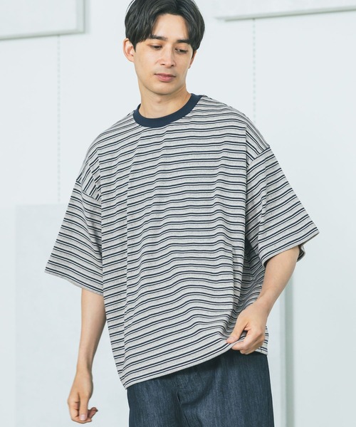 LAKOLE（ラコレ）の「BIGシルエットT / 499543（Tシャツ/カットソー・メンズ・ブラック/グレー/パープル/ブラウン/ホワイト・FREE）」の3枚目の写真