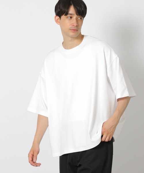 LAKOLE（ラコレ）の「BIGシルエットT / 499543（Tシャツ/カットソー・メンズ・ブラック/グレー/パープル/ブラウン/ホワイト・FREE）」の6枚目の写真