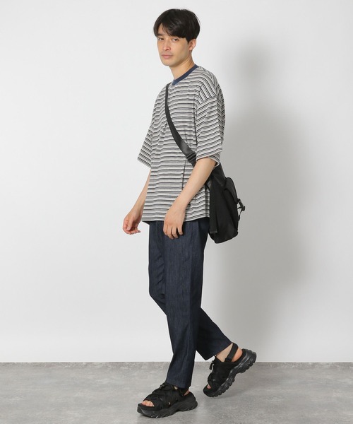 LAKOLE（ラコレ）の「BIGシルエットT / 499543（Tシャツ/カットソー・メンズ・ブラック/グレー/パープル/ブラウン/ホワイト・FREE）」の9枚目の写真