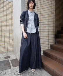 新品♡KP ライトデニムシャツワンピース　160 ニットプランナー osharewalker ワンピース レディース デニム シャツワンピ