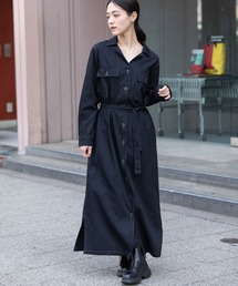 Munich | 6ozスラブデニムシャツワンピース / ライトコート(シャツワンピース)