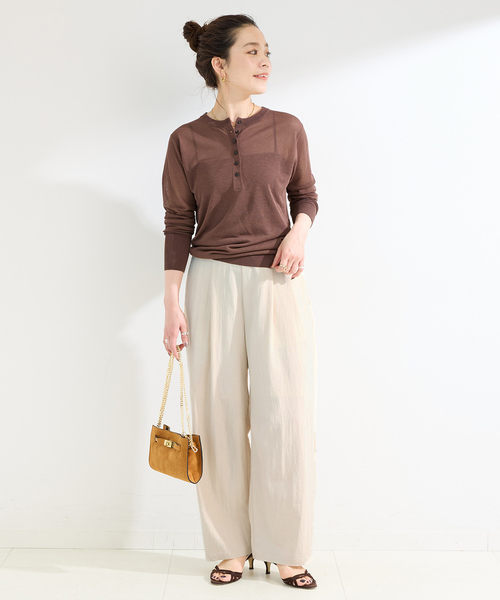 B.C STOCK（ベーセーストック）の「【WEB限定】手洗い可 / イージーパンツ（その他パンツ・レディース・ピンク/カーキ/アイボリー・SMALL/MEDIUM）」の10枚目の写真