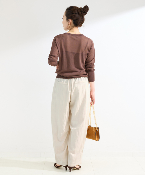 B.C STOCK（ベーセーストック）の「【WEB限定】手洗い可 / イージーパンツ（その他パンツ・レディース・ピンク/カーキ/アイボリー・SMALL/MEDIUM）」の8枚目の写真