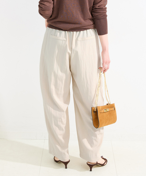 B.C STOCK（ベーセーストック）の「【WEB限定】手洗い可 / イージーパンツ（その他パンツ・レディース・ピンク/カーキ/アイボリー・SMALL/MEDIUM）」の5枚目の写真
