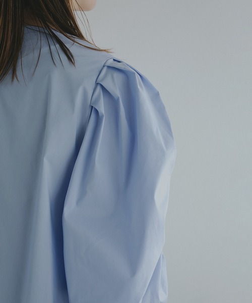 25AW マノフ♡DRAWSTRING SLEEVE SHORT BLOUSE DRAWSTRING SLEEVE SHORT BLOUSE（シャツ/ブラウス）｜MANOF