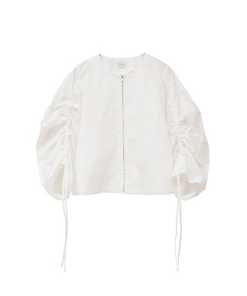 トップス MANOF DRAWSTRING SLEEVE SHORT BLOUSE DRAWSTRING SLEEVE SHORT BLOUSE（シャツ/ブラウス）｜MANOF