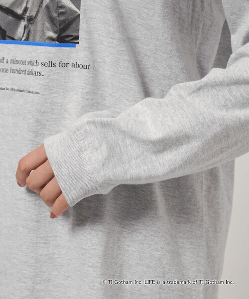 GOOD ROCK SPEED（グッドロックスピード）の「【別注】＜GOOD ROCK SPEED＞LIFE PC ロングスリーブ Tシャツ ミディアムグレー（Tシャツ/カットソー・レディース・グレー・FREE）」の9枚目の写真