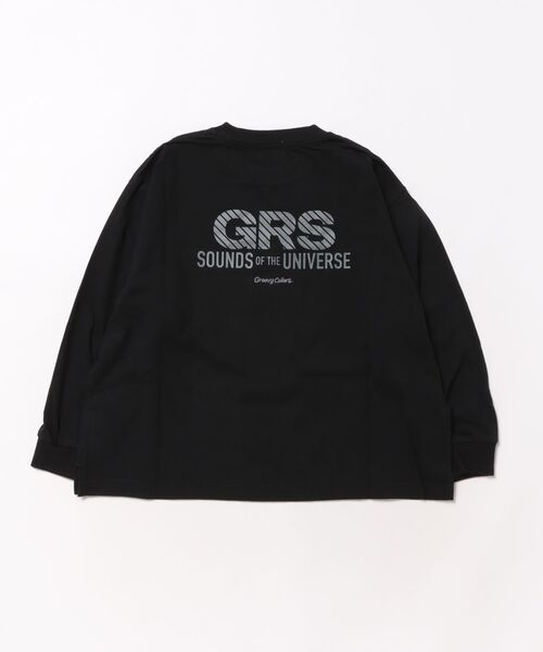 GROOVY COLORS（グルービーカラーズ）の「GRS SKATE DOG Long Sleeve Tee（Tシャツ/カットソー・キッズ・ブラック・135/145）」の2枚目の写真