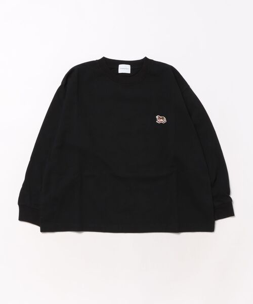 GROOVY COLORS（グルービーカラーズ）の「GRS SKATE DOG Long Sleeve Tee（Tシャツ/カットソー・キッズ・ブラック・135/145）」の3枚目の写真