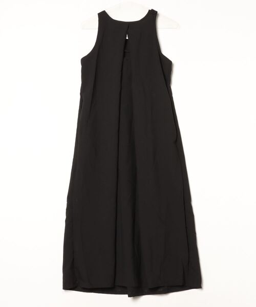 SallyLunn(サリーラン)の「ギャザーノースリーブワンピース(ワンピース・レディース・アイボリー/ブラック・LARGE/MEDIUM)」の3枚目の写真