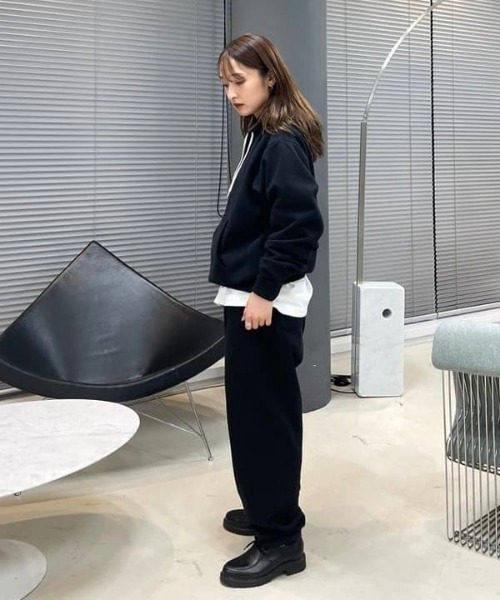 Healthknit(ヘルスニット)の「【別注】Healthknit / ロッカーウィーブ スウェット パンツ(スウェットパンツ・メンズ・ブラック/ライトグレー/ネイビー・M/S/XL/L)」の5枚目の写真