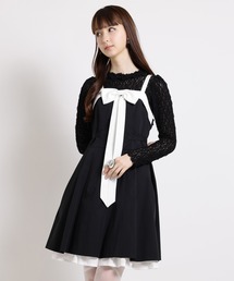 Ribbon Noir ドレス