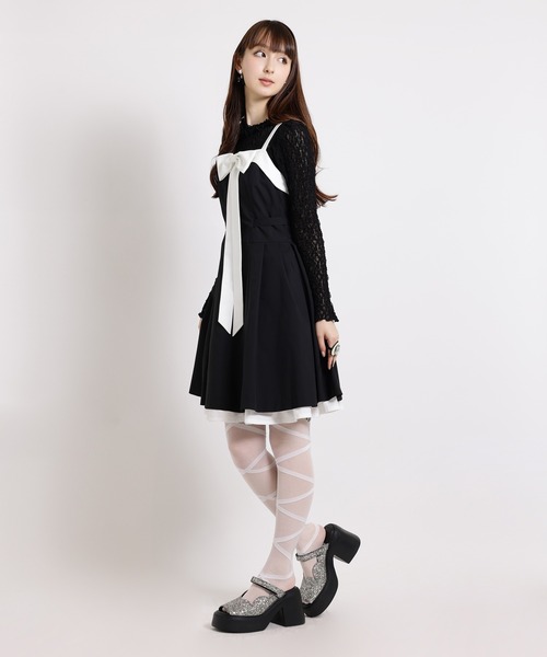 MILK(ミルク)の「Ribbon Noir ドレス(ジャンパースカート・レディース・A/B・FREE)」の22枚目の写真