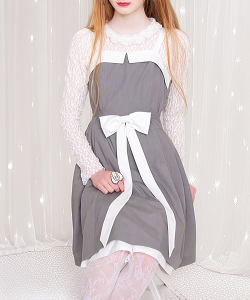 MILK(ミルク)の「Ribbon Noir ドレス(ジャンパースカート・レディース・A/B・FREE)」の20枚目の写真