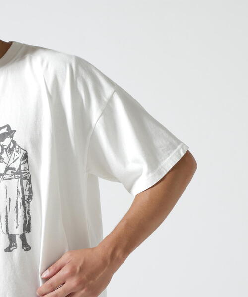 REMI RELIEF（レミレリーフ）の「REMI RELIEF(レミレリーフ) 別注20/-天竺BIGサイズＴシャツ(THE WHO IS)2025年A/W model（Tシャツ/カットソー・メンズ・ブラック/ホワイト系2・XL/M/L）」の14枚目の写真