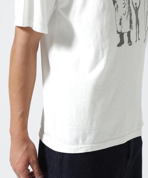 REMI RELIEF（レミレリーフ）の「REMI RELIEF(レミレリーフ) 別注20/-天竺BIGサイズＴシャツ(THE WHO IS)2025年A/W model（Tシャツ/カットソー・メンズ・ブラック/ホワイト系2・XL/M/L）」の15枚目の写真