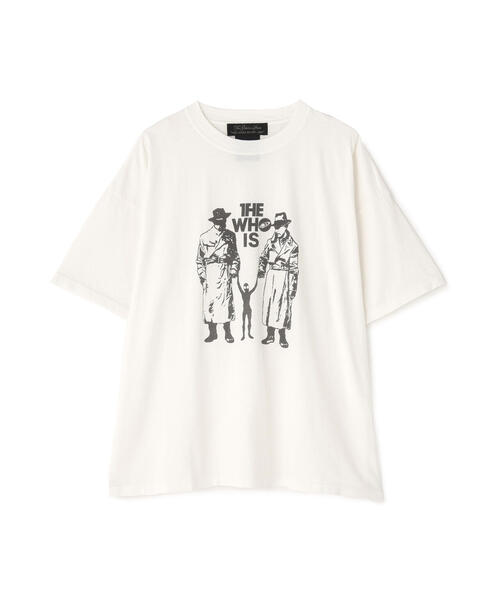 REMI RELIEF（レミレリーフ）の「REMI RELIEF(レミレリーフ) 別注20/-天竺BIGサイズＴシャツ(THE WHO IS)2025年A/W model（Tシャツ/カットソー・メンズ・ブラック/ホワイト系2・XL/M/L）」の2枚目の写真