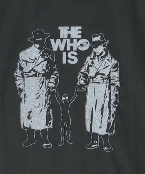 REMI RELIEF（レミレリーフ）の「REMI RELIEF(レミレリーフ) 別注20/-天竺BIGサイズＴシャツ(THE WHO IS)2025年A/W model（Tシャツ/カットソー・メンズ・ブラック/ホワイト系2・XL/M/L）」の6枚目の写真