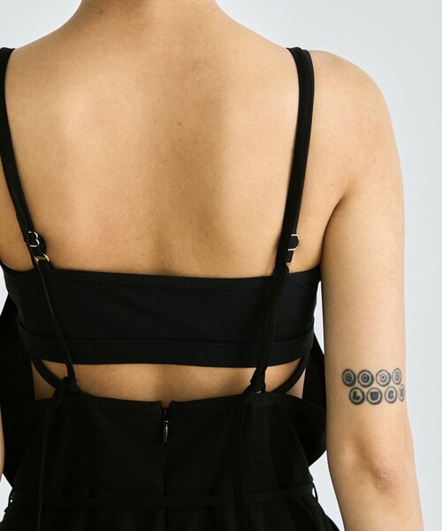 EDITION(エディション)の「スパンギャバ オールインワン(つなぎ/オールインワン・レディース・ブラック・34/36)」の6枚目の写真