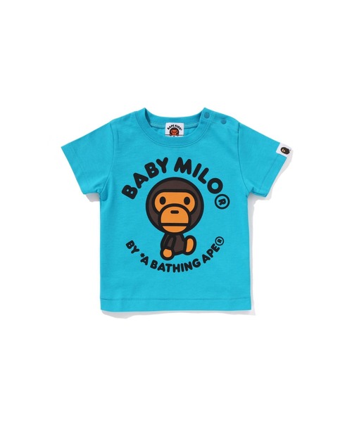 A BATHING APE（アベイシングエイプ）の「BABY MILO TEE（Tシャツ/カットソー・キッズ・ブルー/ホワイト/イエロー・80）」の3枚目の写真