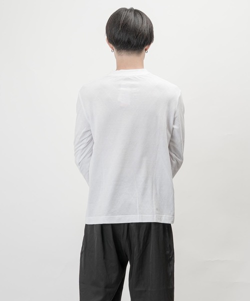 garsonwave(ギャルソンウェーブ)の「サーモライトモックネックVネックデザイン長袖Tシャツ(GW)(Tシャツ/カットソー・メンズ・ブラック/グレー/ネイビー/ホワイト・S/M/L/LL)」の18枚目の写真