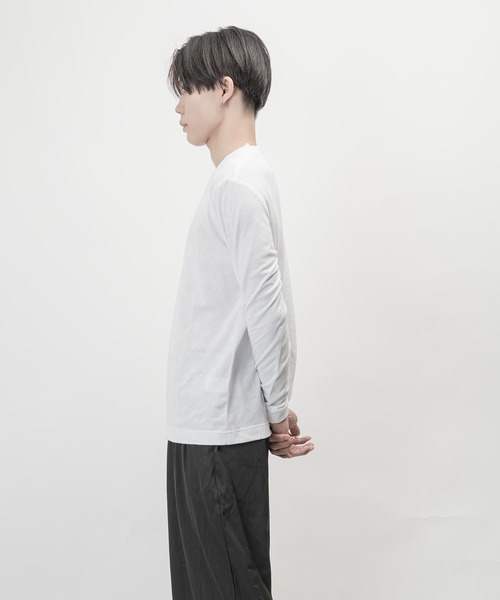 garsonwave(ギャルソンウェーブ)の「サーモライトモックネックVネックデザイン長袖Tシャツ(GW)(Tシャツ/カットソー・メンズ・ブラック/グレー/ネイビー/ホワイト・S/M/L/LL)」の19枚目の写真