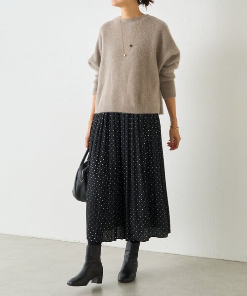 BEARDSLEY(ビアズリー)の「スクエアストーンラリエット(ネックレス・レディース・ゴールド・FREE)」の5枚目の写真