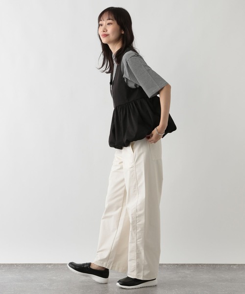 FOUND GOOD(ファウンドグッド)の「スソバルーンベスト(ベスト・レディース・グレー系8/ブラック・L/M)」の4枚目の写真