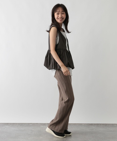 FOUND GOOD(ファウンドグッド)の「スソバルーンベスト(ベスト・レディース・グレー系8/ブラック・L/M)」の8枚目の写真