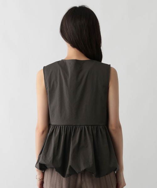 FOUND GOOD(ファウンドグッド)の「スソバルーンベスト(ベスト・レディース・グレー系8/ブラック・L/M)」の13枚目の写真