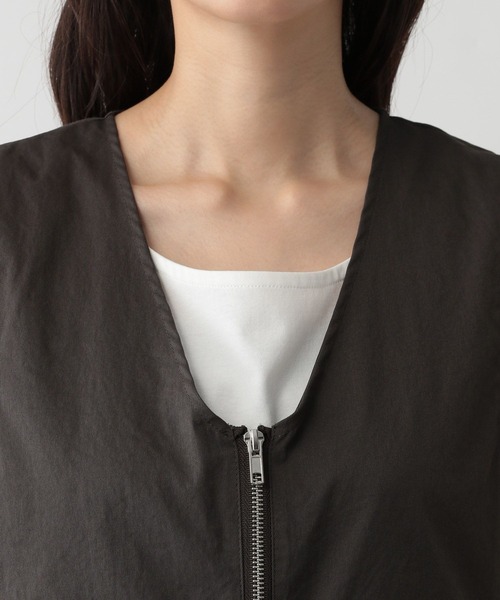 FOUND GOOD(ファウンドグッド)の「スソバルーンベスト(ベスト・レディース・グレー系8/ブラック・L/M)」の14枚目の写真