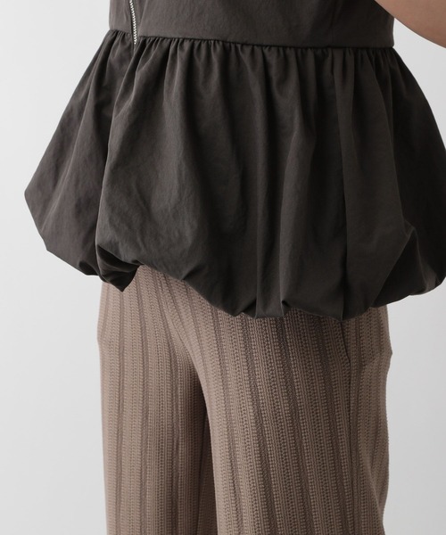 FOUND GOOD(ファウンドグッド)の「スソバルーンベスト(ベスト・レディース・グレー系8/ブラック・L/M)」の16枚目の写真