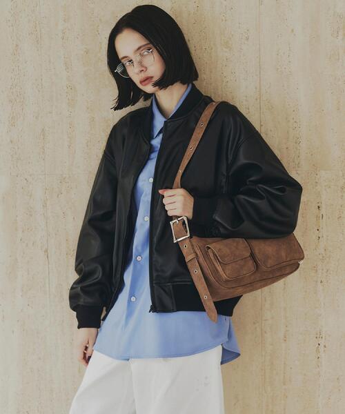 セール】シンセティックレザー MA－1（ブルゾン）｜tk.TAKEO KIKUCHI